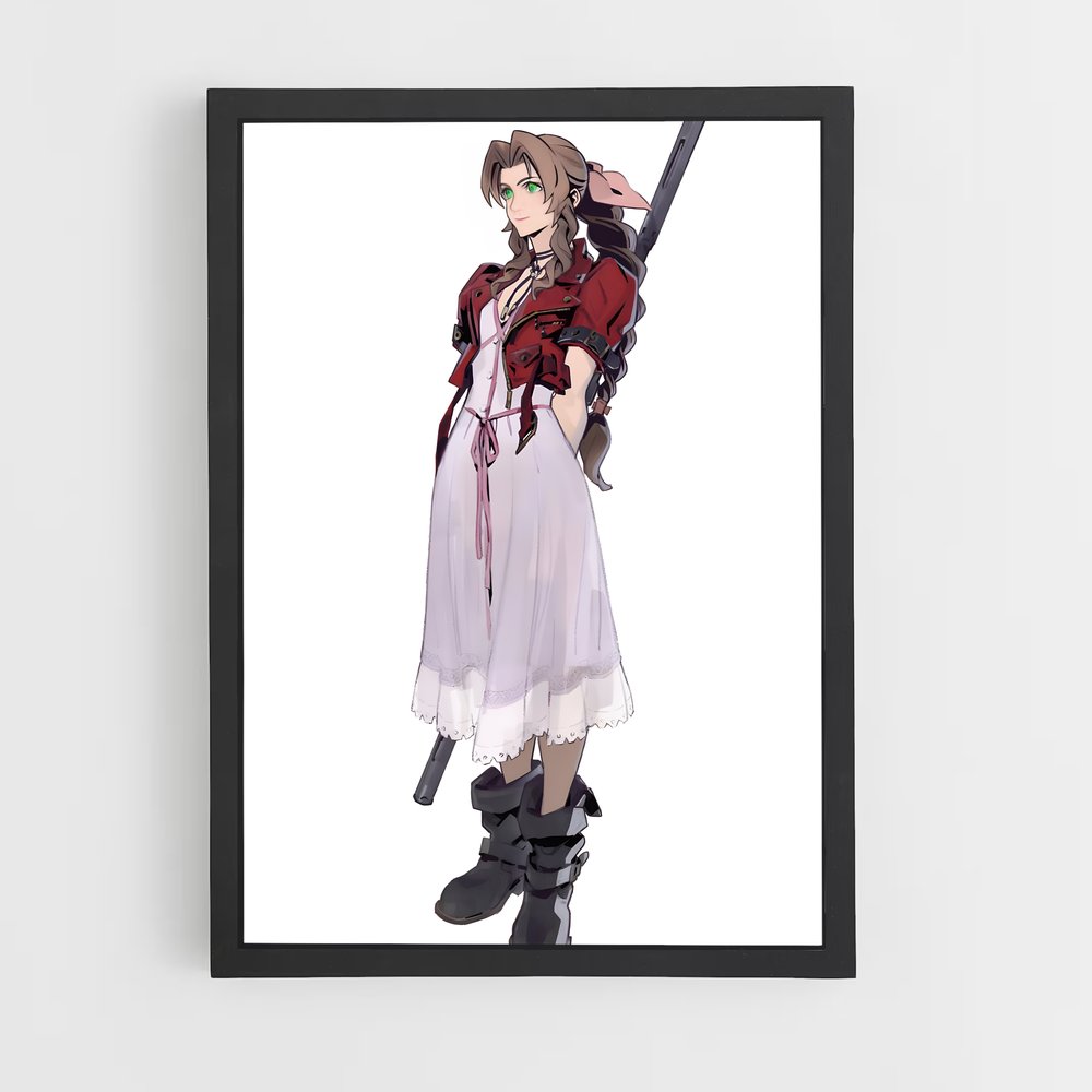 Poster Gunblade Princess – affiche Final Fantasy (vue 2)